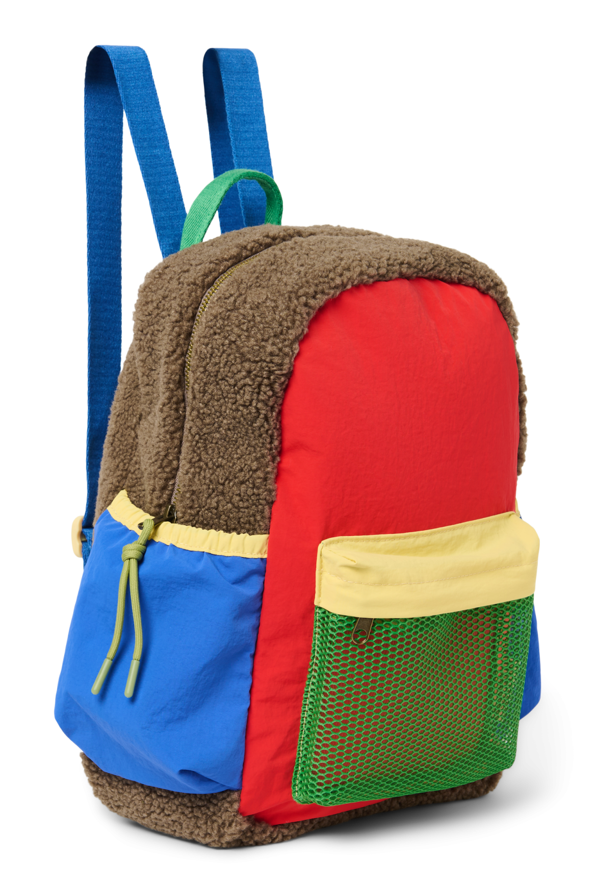 Patchwork Midi Backpack | Fiery Red
