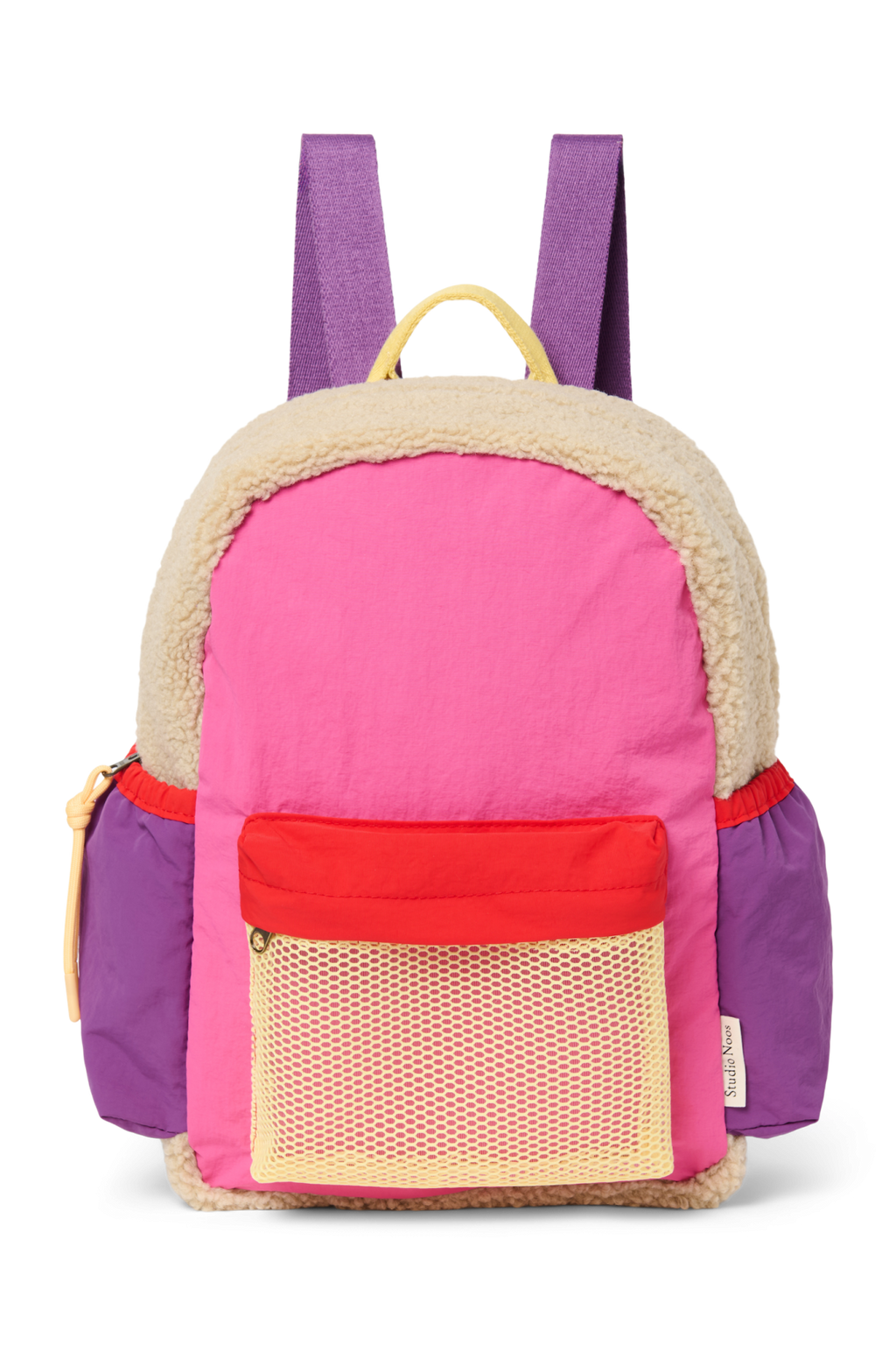 Patchwork Midi-Rucksack | Hellrosa