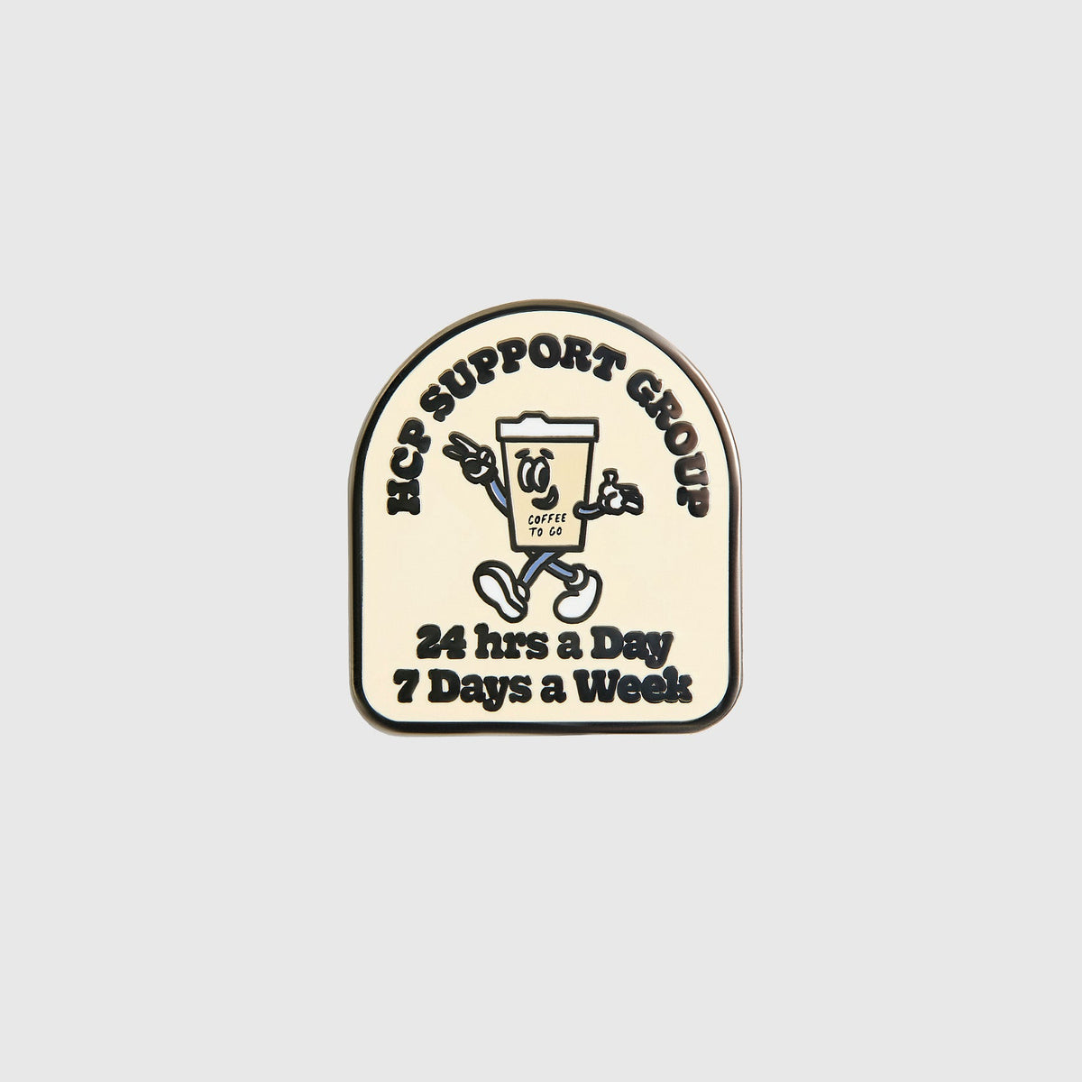 Support Group Enamel Pin - Off White