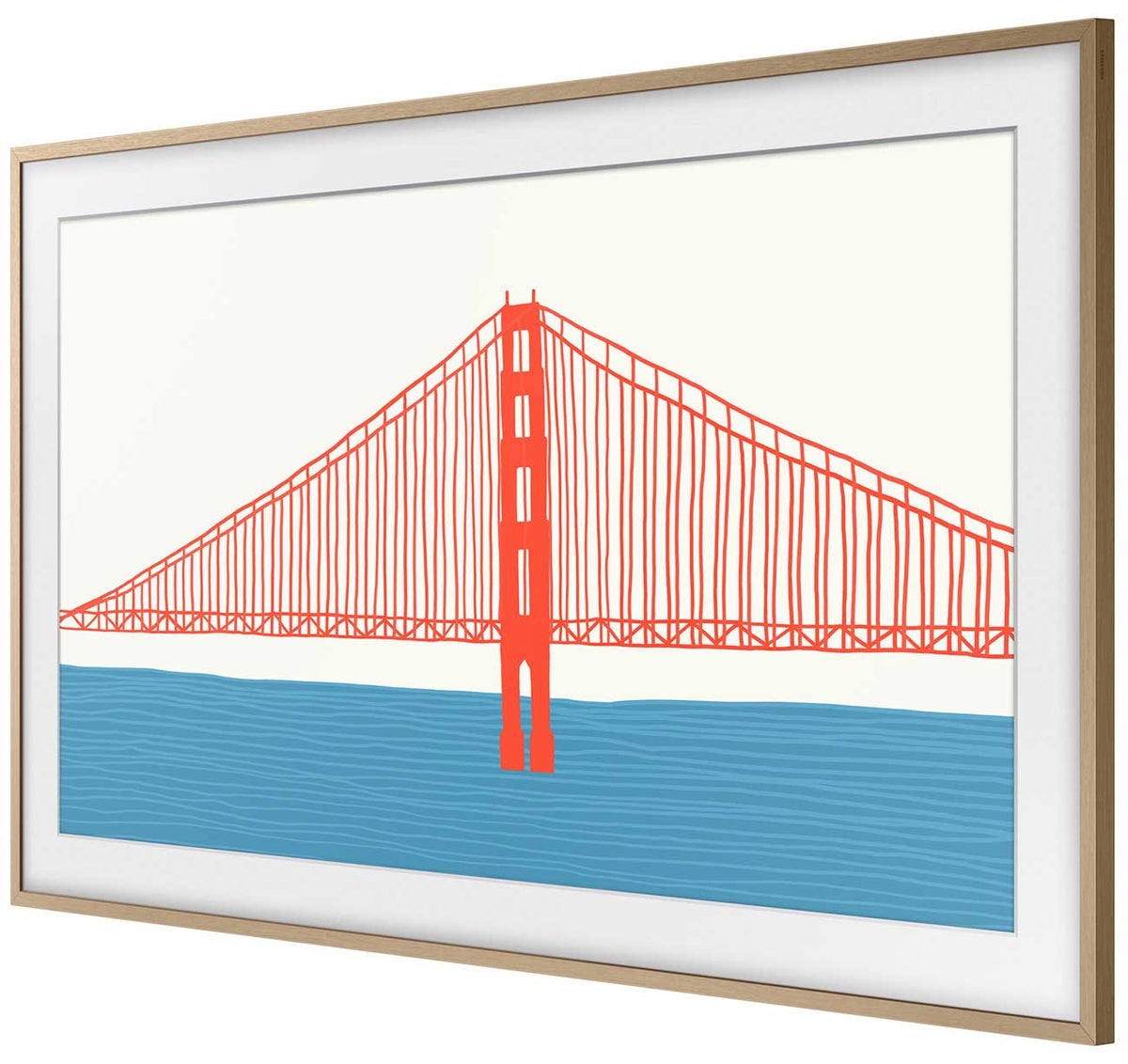 Samsung (2021) 50" The Frame Customizable Bezel In Modern Teak - VG-SCFA50TKBZA - image 4