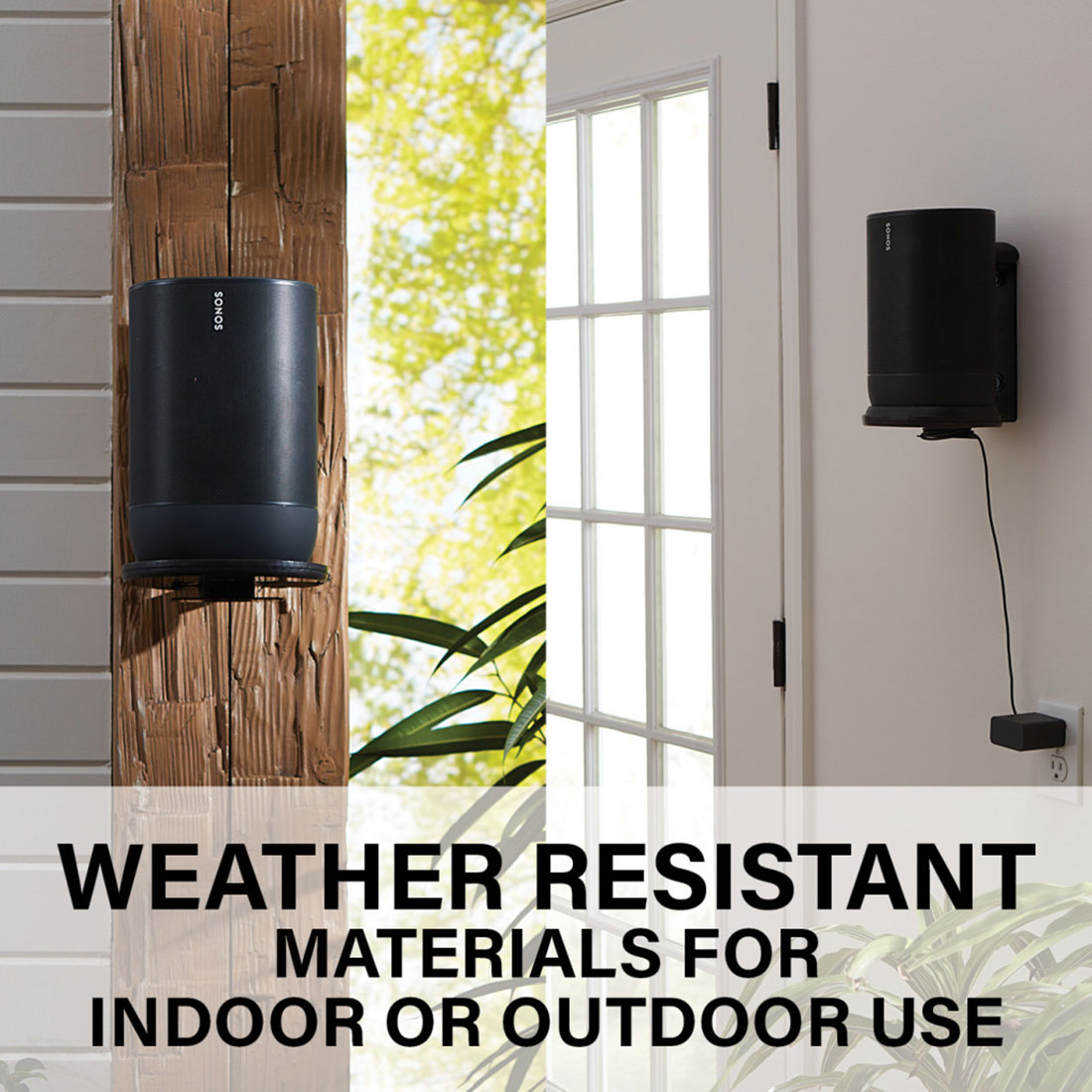 Sanus Black Indoor & Outdoor Mount For Sonos Move Speaker - WSSMM1-B2 - image 7