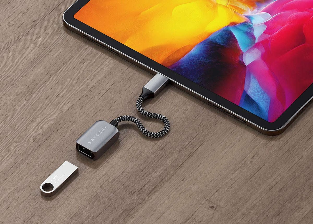 Satechi Space Gray USB-C To USB 3.0 Adapter Cable - ST-UCATCM - image 6