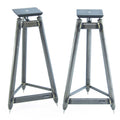 Solidsteel SS-6 Vintage Hi-Fi Raw Steel Speaker Stands (Pair) - SS-6RAW - image 1