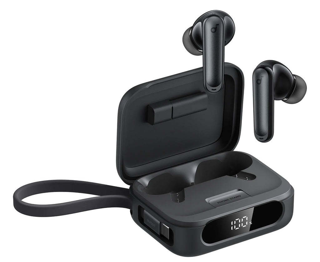 Soundcore P41i True-Wireless Earbuds and Charging Case with Built in USB-C Phone Charger In Black - A3937 - image 5