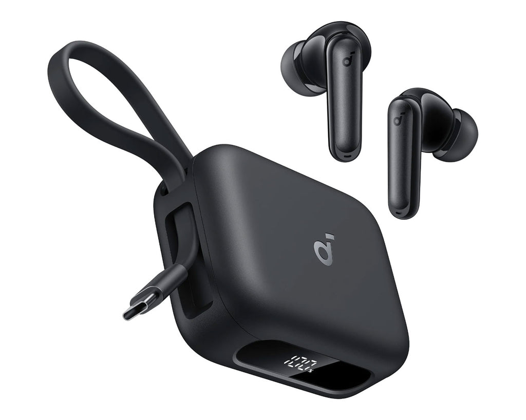 Soundcore P41i True-Wireless Earbuds and Charging Case with Built in USB-C Phone Charger In Black - A3937 - image 3