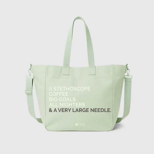 A Very Large Needle Detachable Strap Tote - Sagewater