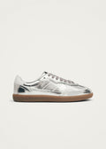 Tb.490 Rife Shimmer Silver Cream Leren Sneakers