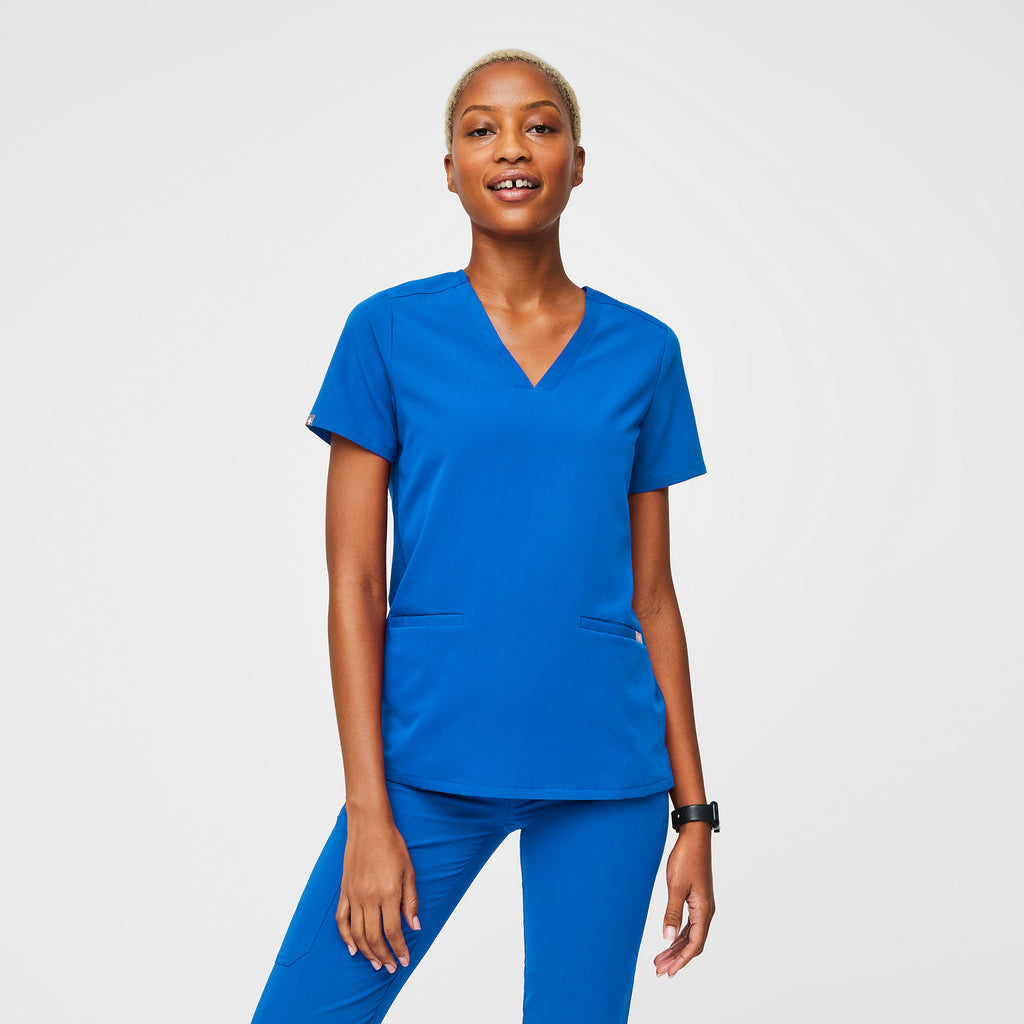 Casma Scrub Top™ - Royal Blue
