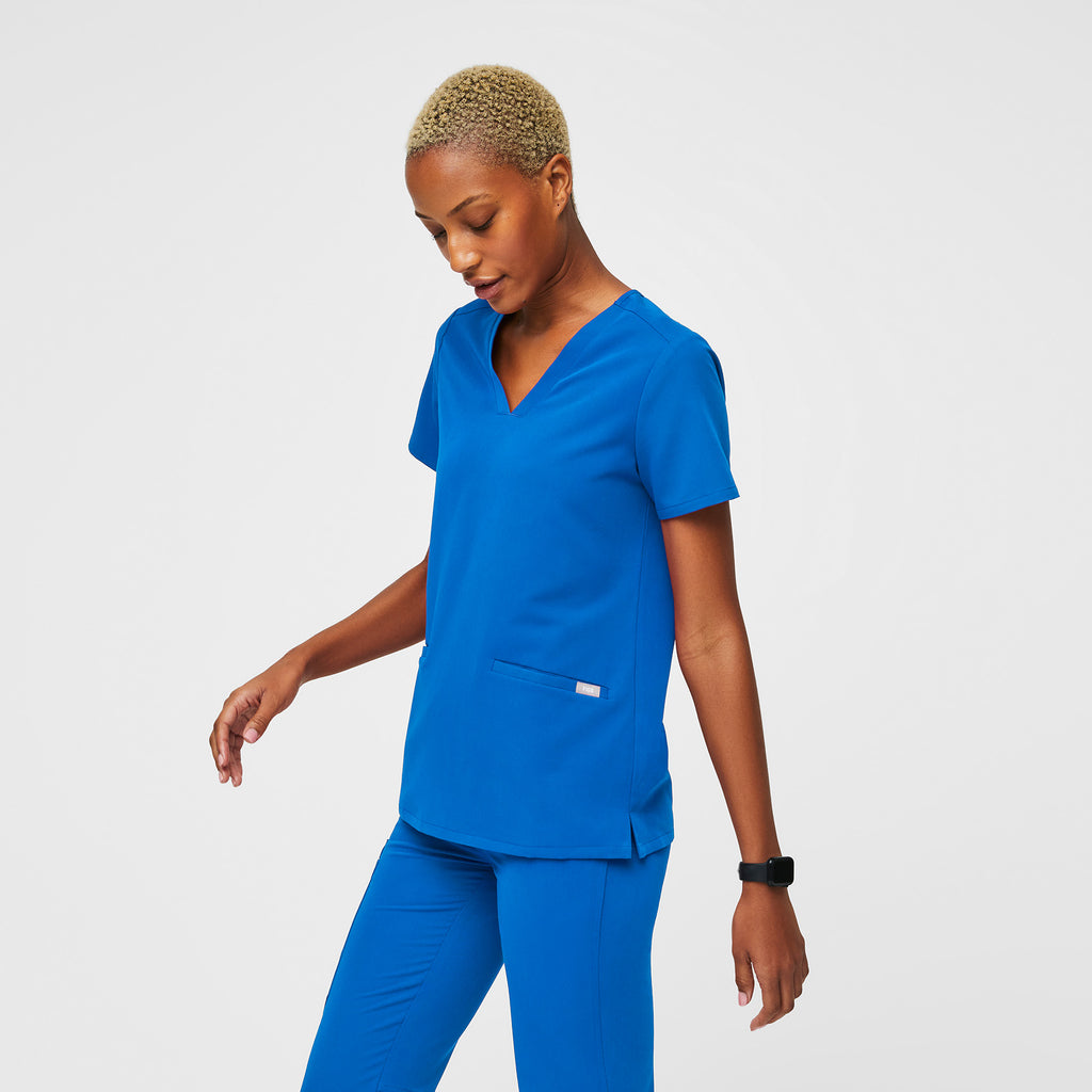 Casma Scrub Top™ - Royal Blue