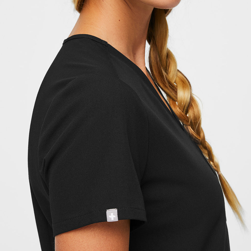 Catarina Scrub Top™ - Black