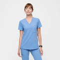 Catarina Scrub Top™ - Ceil Blue