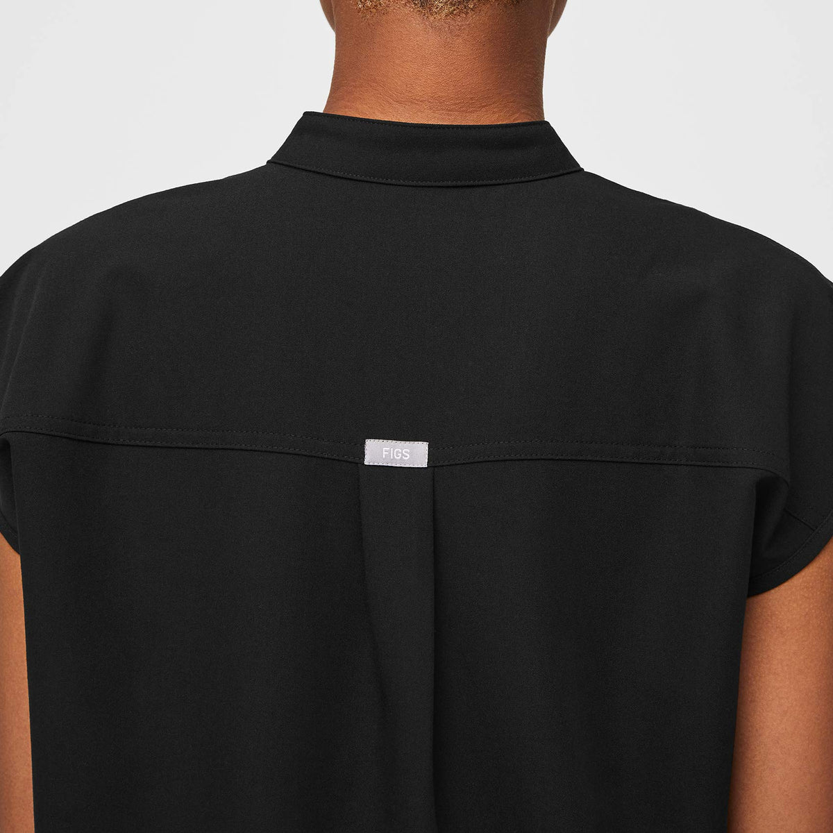 Rafaela Oversized Scrub Top™ - Black