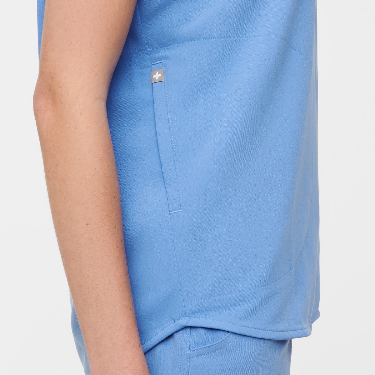 Rafaela Oversized Scrub Top™ - Ceil Blue