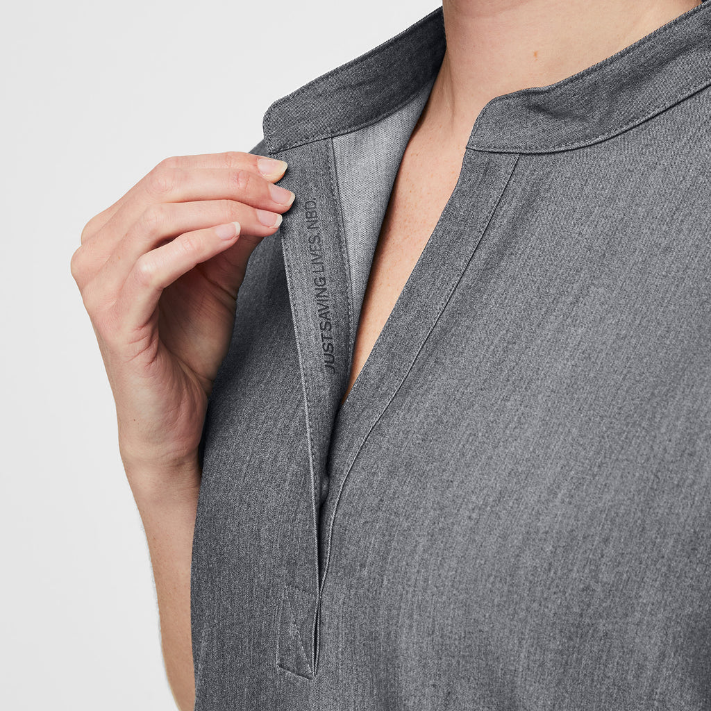 Rafaela Oversized Scrub Top™ - Graphite