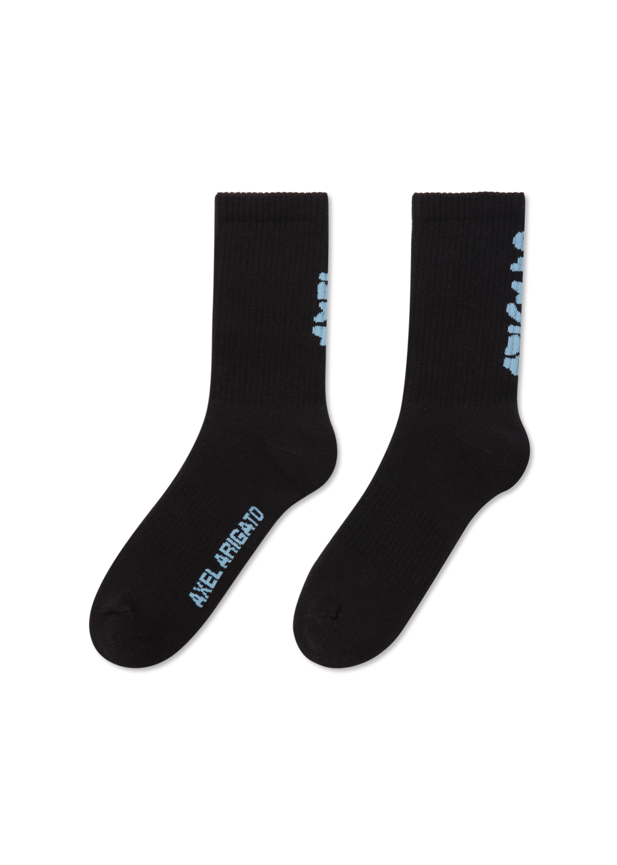 Floral Jacquard Socks - Black - image 1