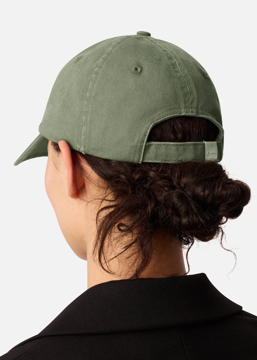 Floral Washed Cap - Olive Green - image 4
