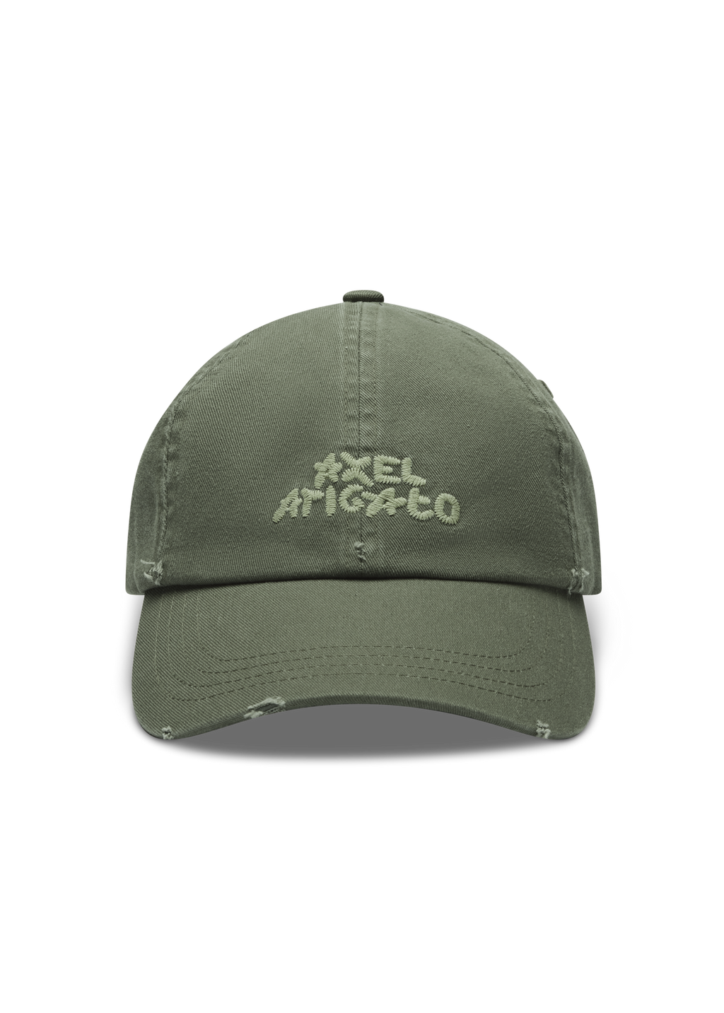 Floral Washed Cap - Olive Green - image 1