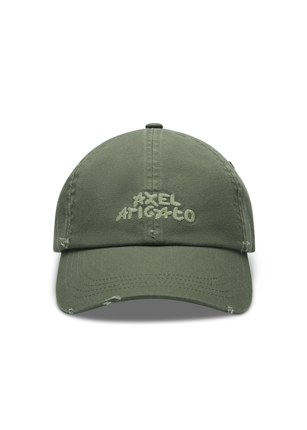 Floral Washed Cap - Olive Green - image 1