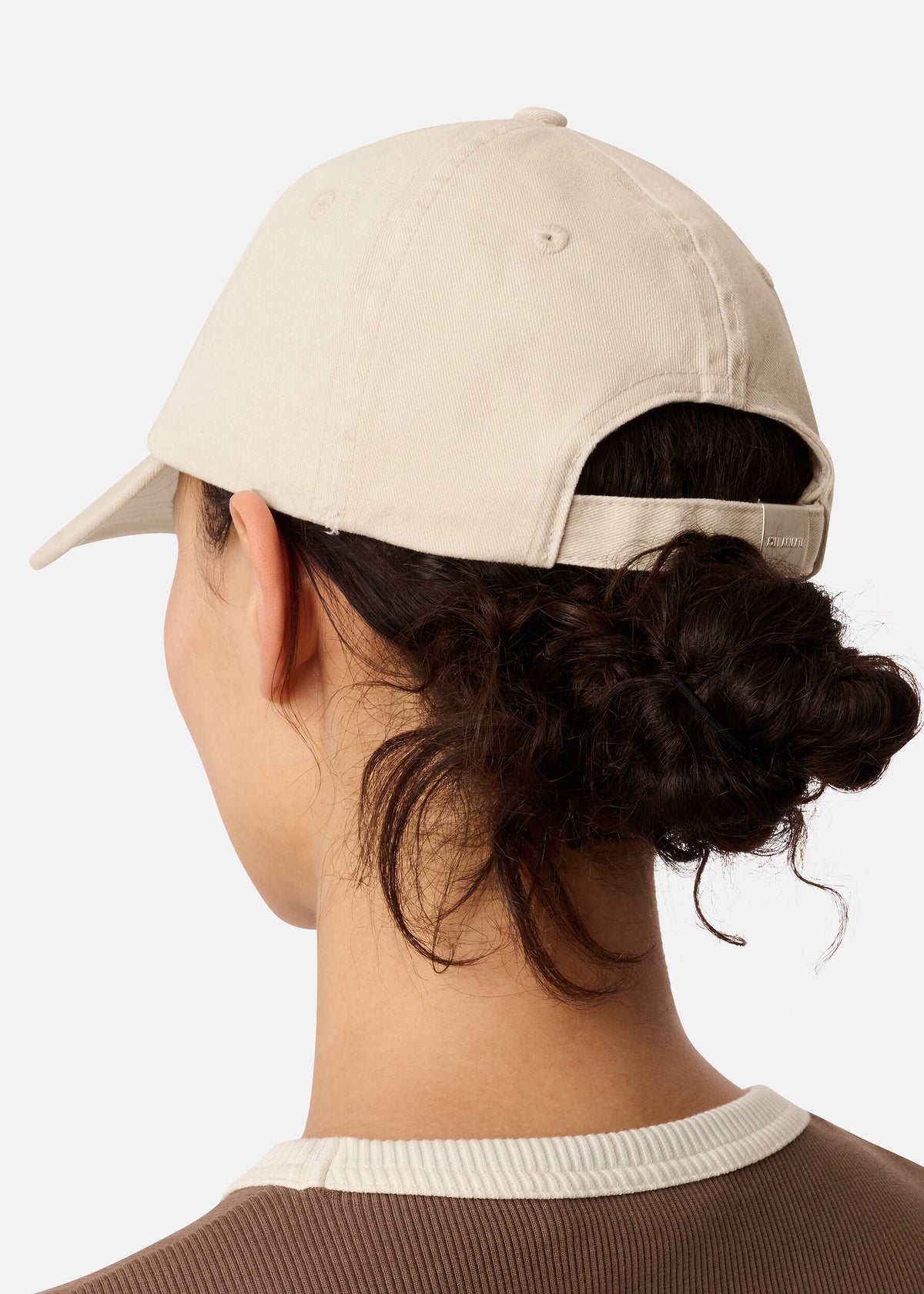 Floral Washed Cap - Beige - image 4