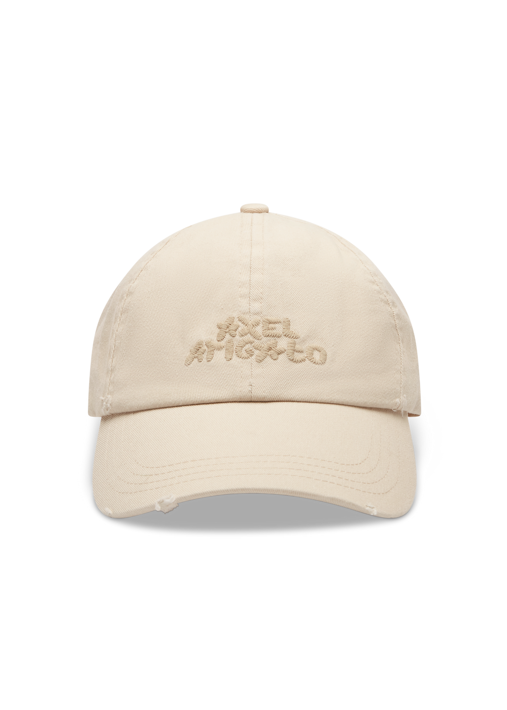 Floral Washed Cap - Beige - image 1