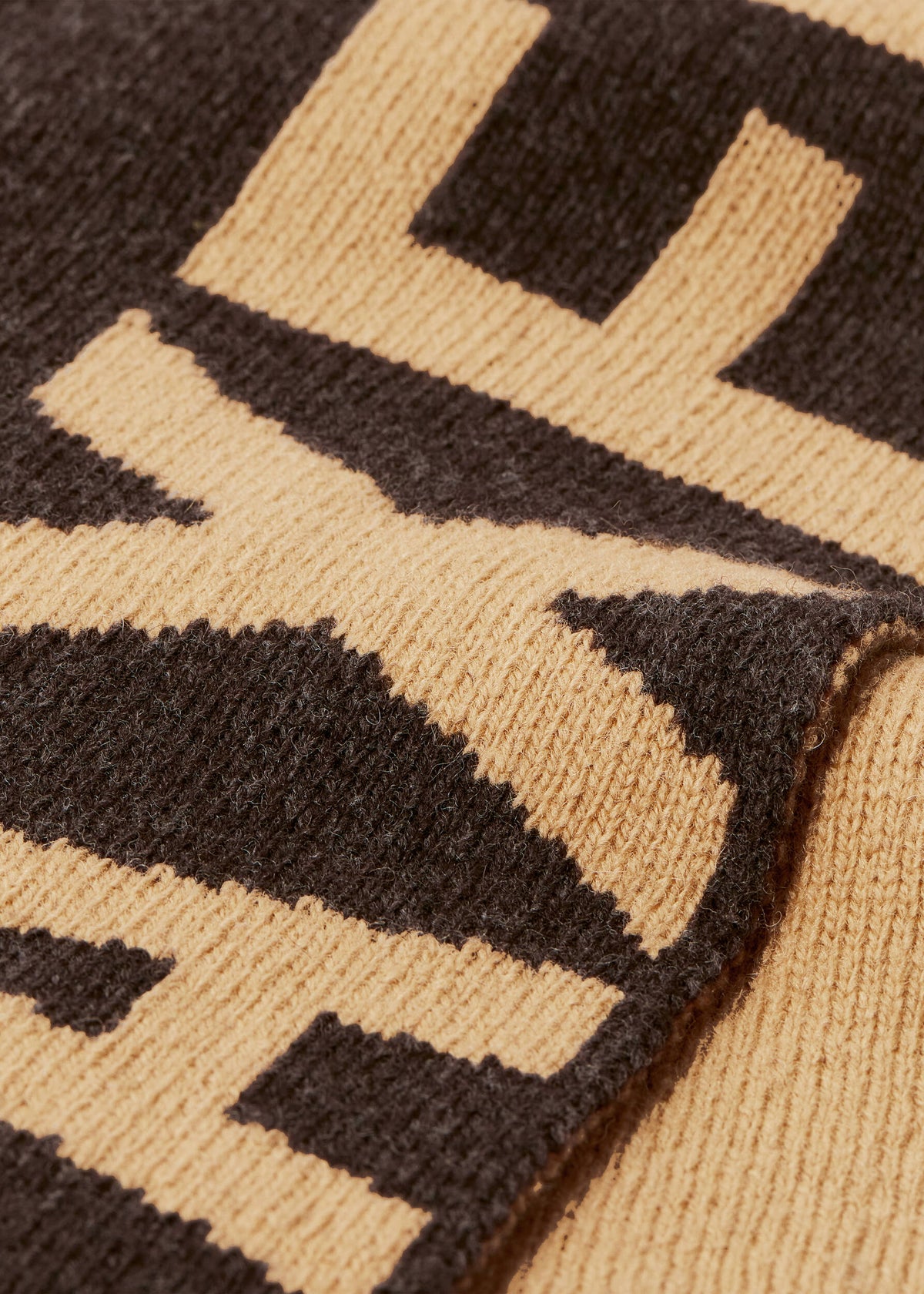Arigato Scarf - Dark Brown/Camel - image 4