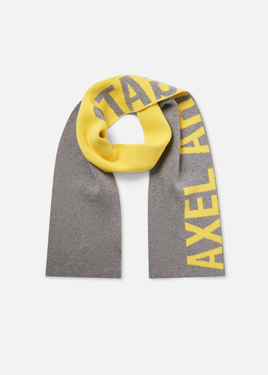 Arigato Scarf - Grey/Yellow - image 3