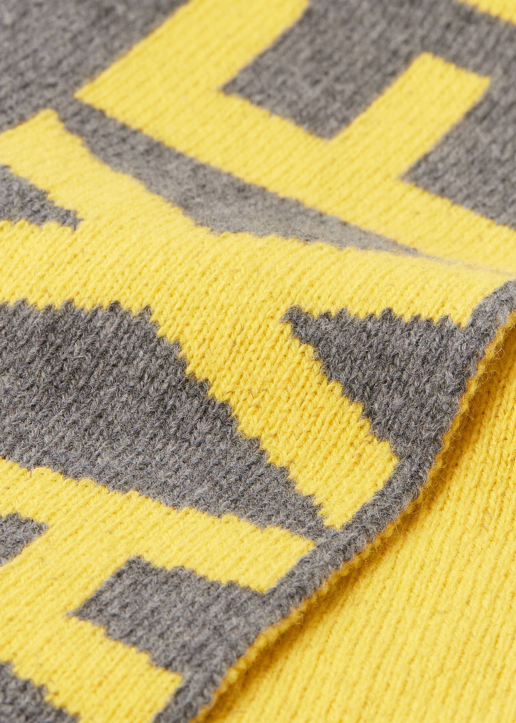Arigato Scarf - Grey/Yellow - image 4