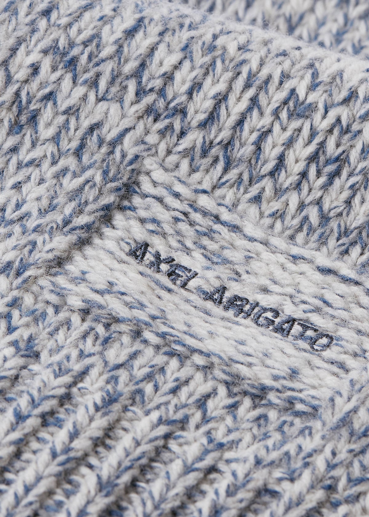 Flock Scarf - Blue Melange/Off White - image 5