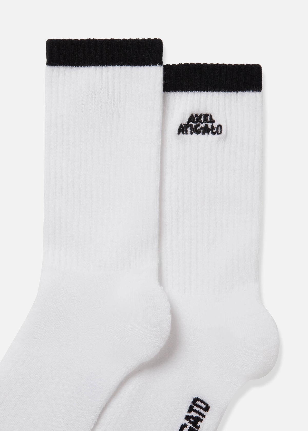 Stripe Logo Socks - White/Black - image 2