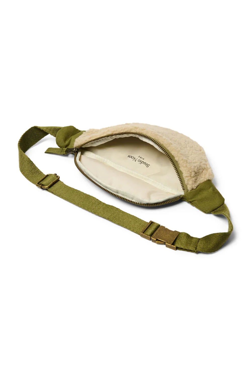 Grüne Mini-Gürteltasche aus Baumwolle