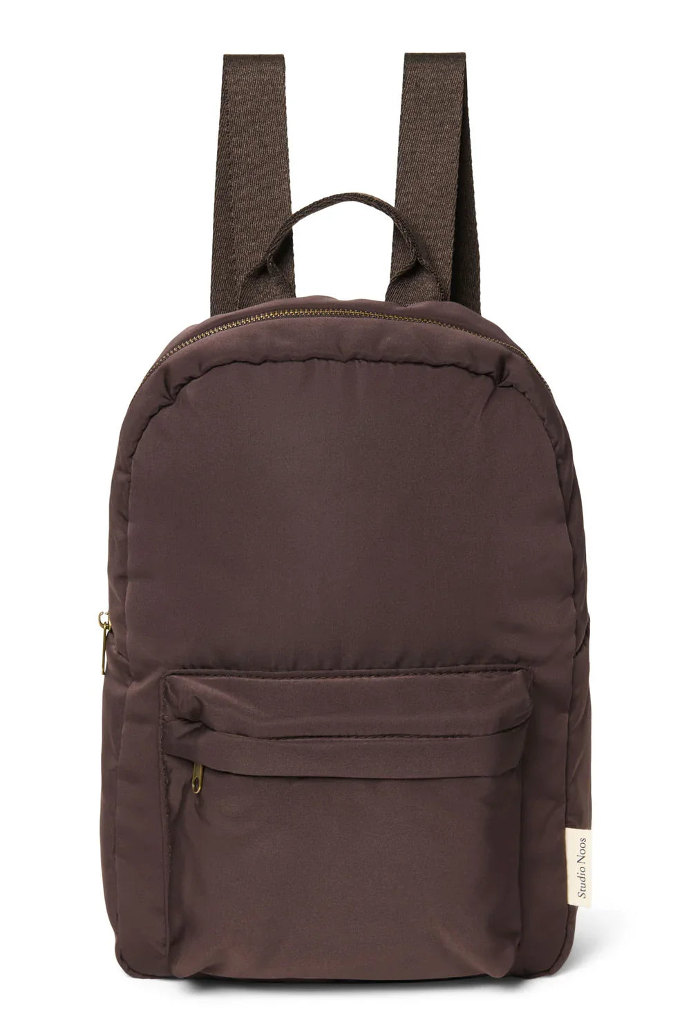 Brauner gepolsterter Midi-Rucksack