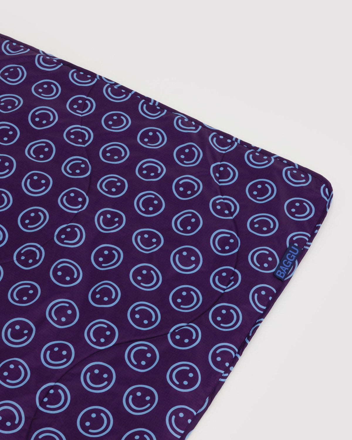 Puffy Picnic Blanket - Indigo Happy - image 3