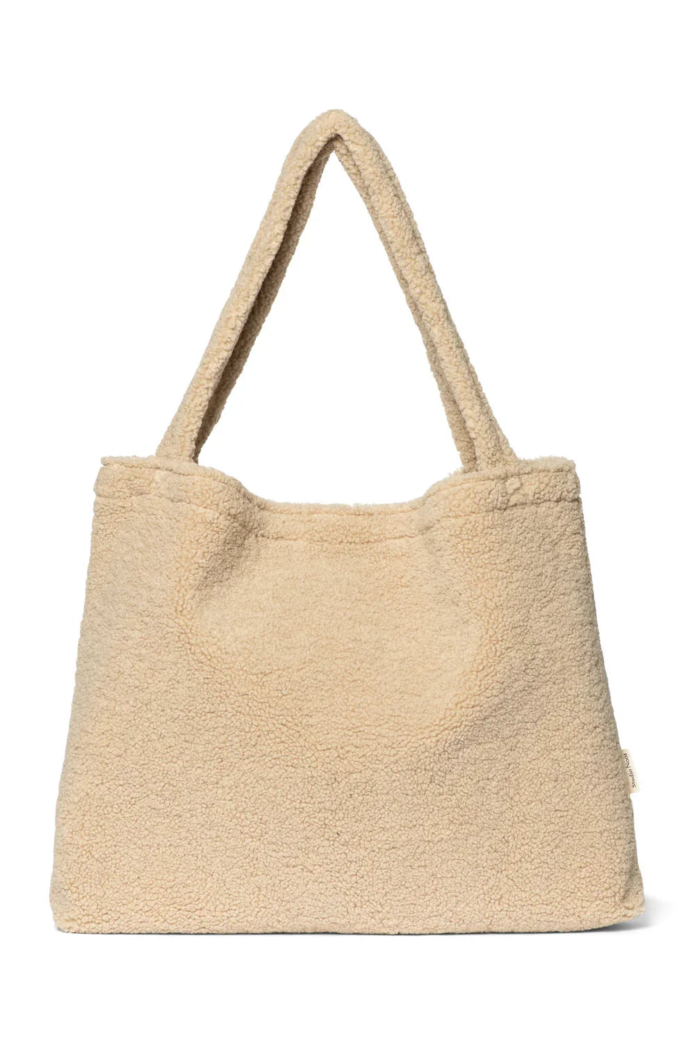 Ecru Teddy Mom-Tasche