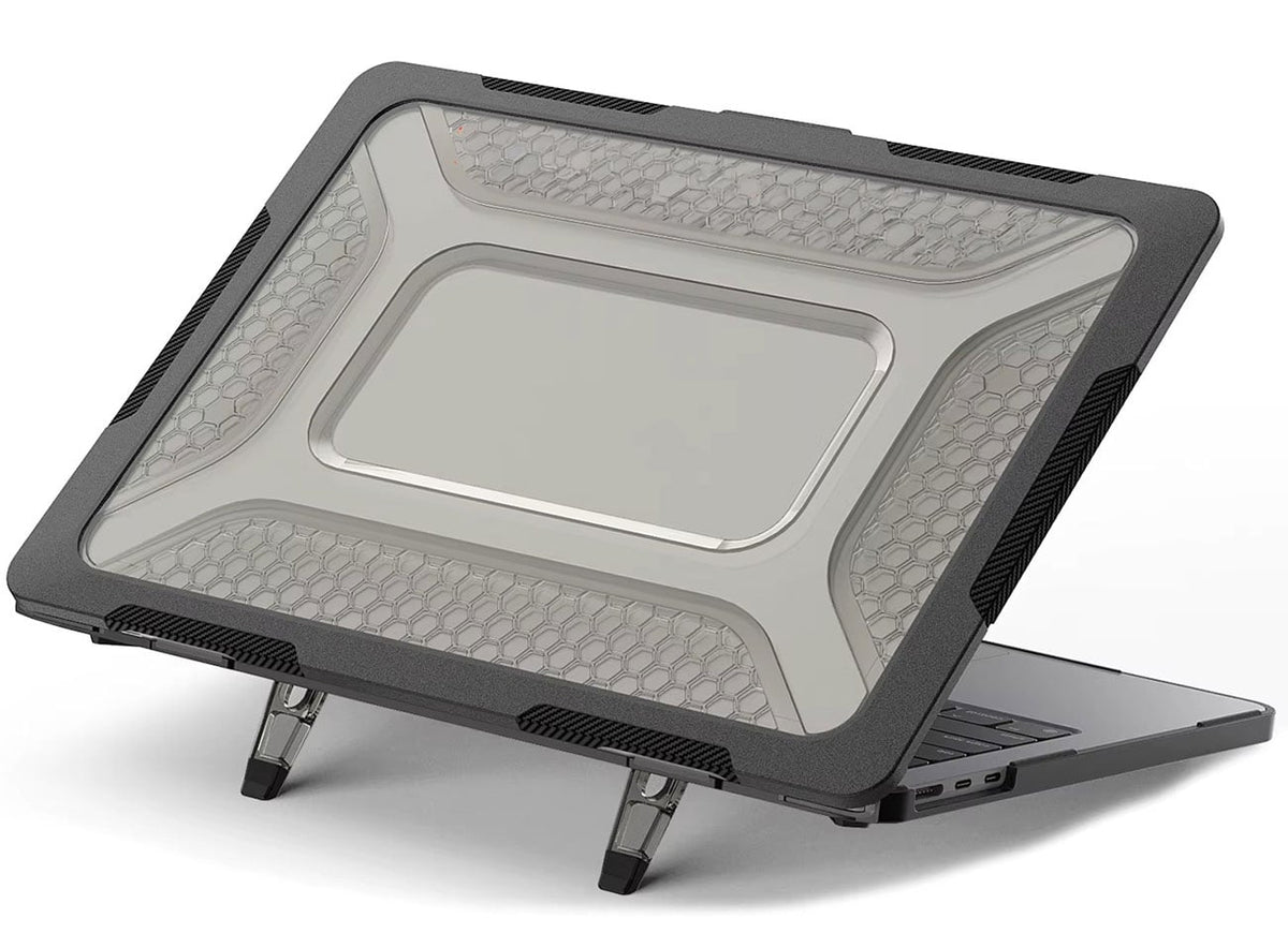 Abt Heavy Duty Hard Shell Laptop Case for MacBook Pro 2026 16 Inch in Black and Clear - SHELLPRO16RUGBLK/ - image 1