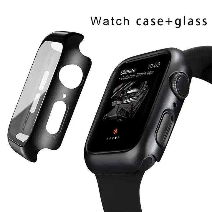 Abt Apple Watch Screen Protector and Bumper 41mm (Series 8, SE, 7, 6, 5) in Black - BUMPER41MMBLACK - image 2