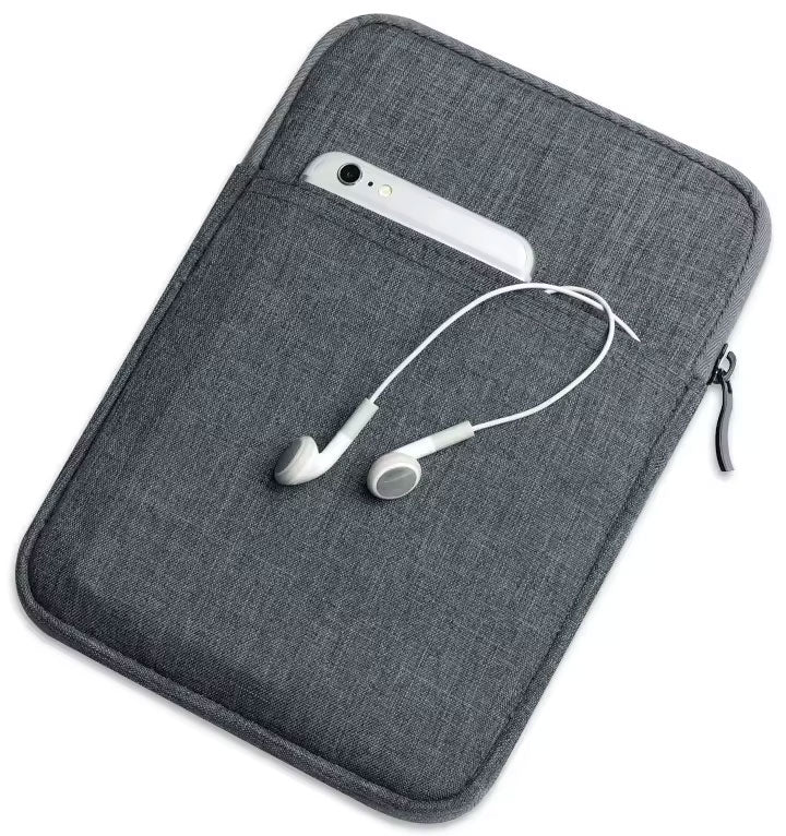 Abt 11" Canvas Tablet Sleeve Case Travel for iPad Pro 11-Inch and Air 1/2 in Gray - SLEEVE11GREY - image 1