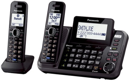 Panasonic 2-Line Bluetooth Cellular Handsets - KX-TG9542B - image 2