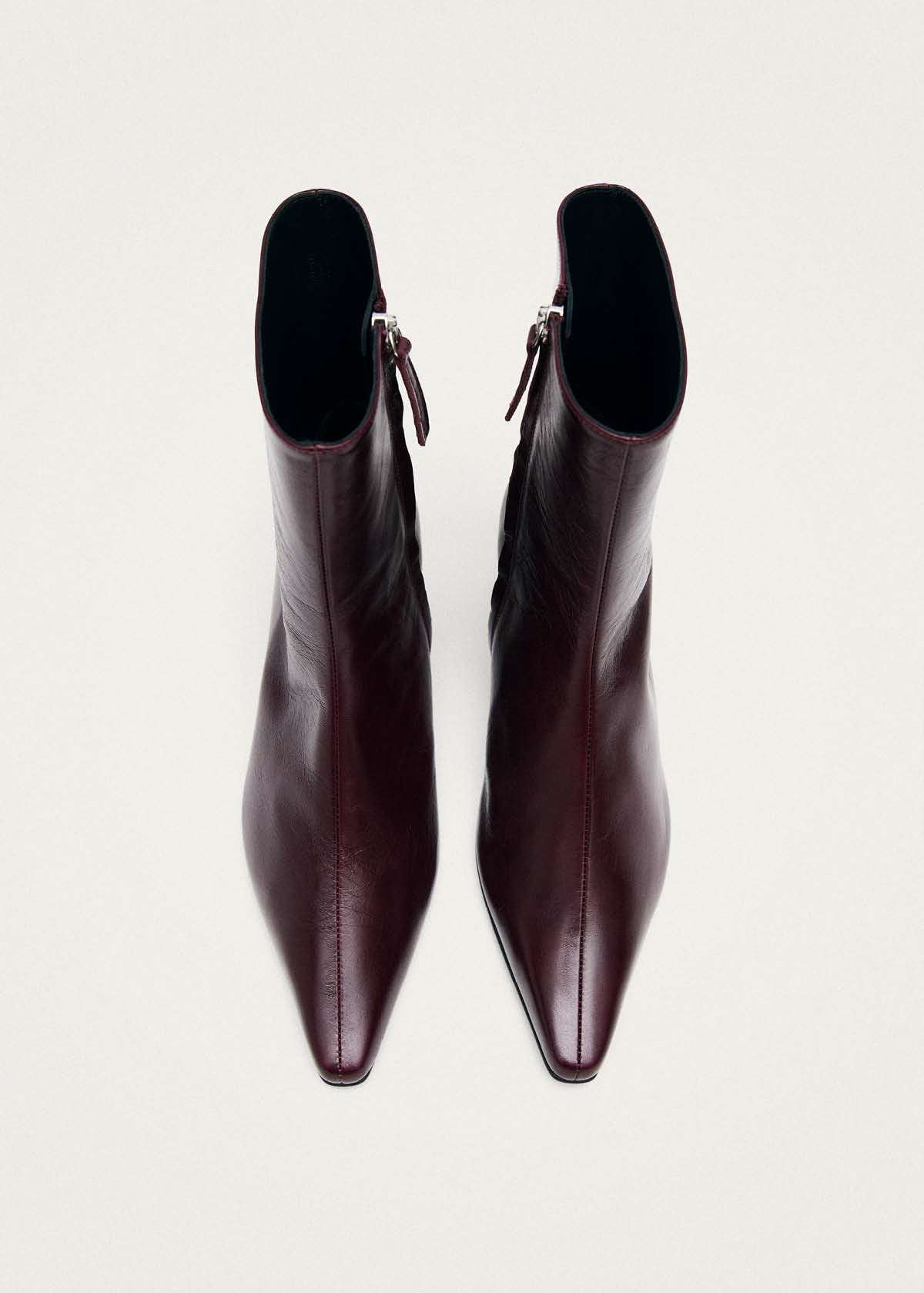 Ambar Rift Enkelboots van bordeauxrood leer