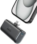Anker Nano Power Bank 22.5W with Built-In USB-C Connector in Black Stone - A1653H11-1 - image 1