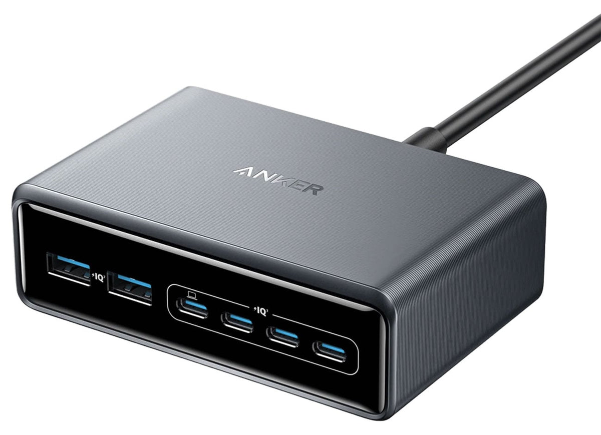 Anker Prime Charger (200W, 6 Ports, GaN) in Black - A2683141 - image 1