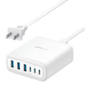 Anker Desktop Charger 112W 6 Ports in White - A2154J21-1 - image 1