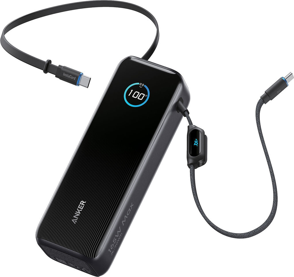 Anker Nano Power Bank (25K, 165W, Built-In and Retractable Cables) in Space Black - A1117H11-1 - image 2