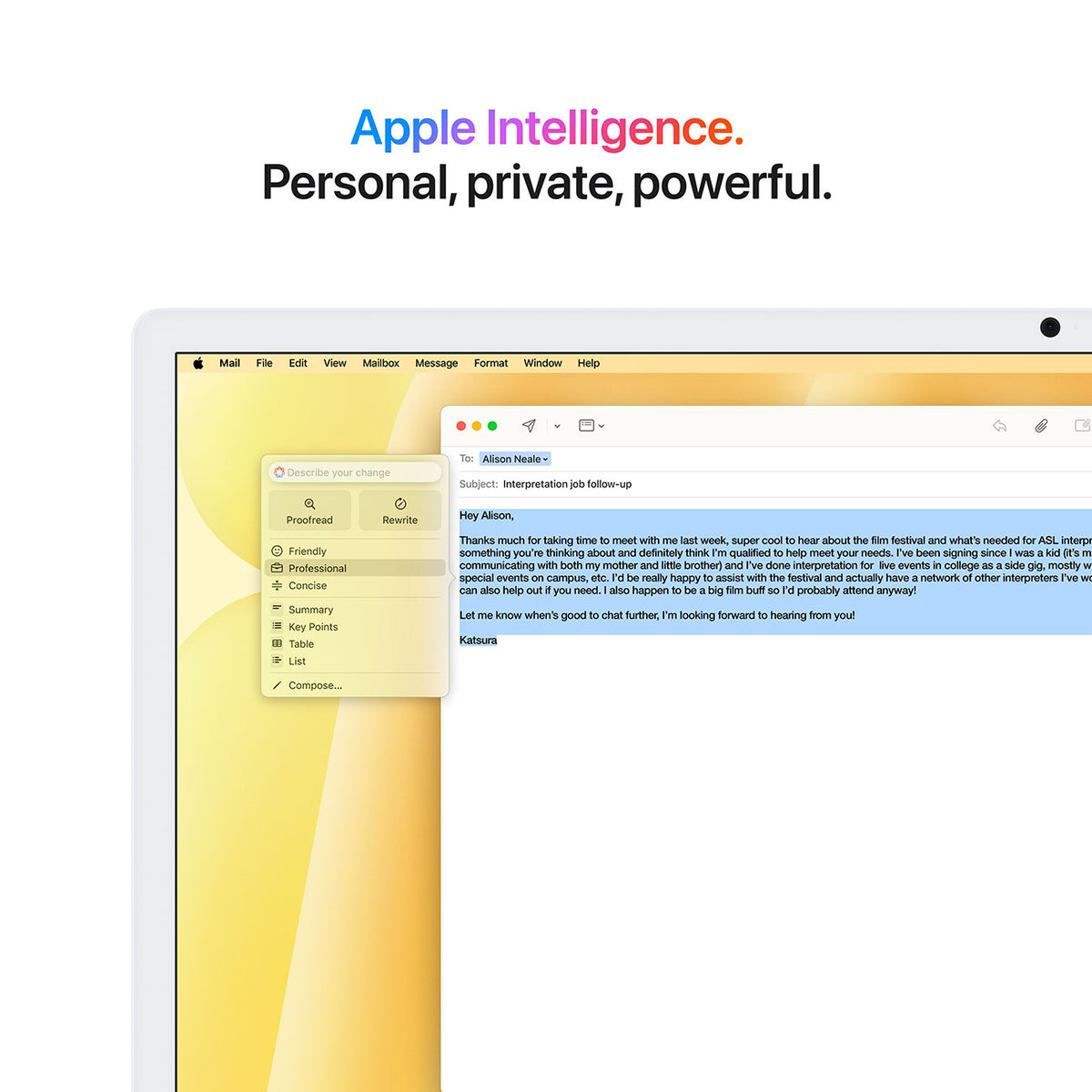 Apple 24-Inch iMac M4 10-Core 16GB RAM 256GB SSD, 10-Core GPU Retina 4.5K Desktop Computer in Yellow (Lat - image 5