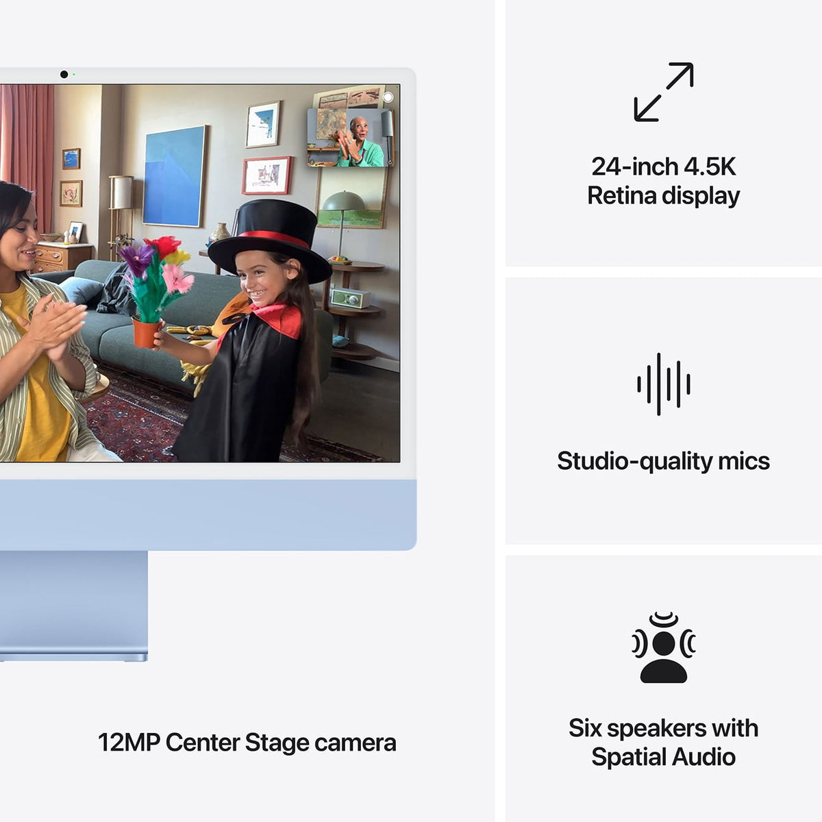 Apple 24-Inch iMac M4 10-Core 24GB RAM 1TB SSD, 10-Core GPU Retina 4.5K Desktop Computer Nano-Texture Gla - image 7