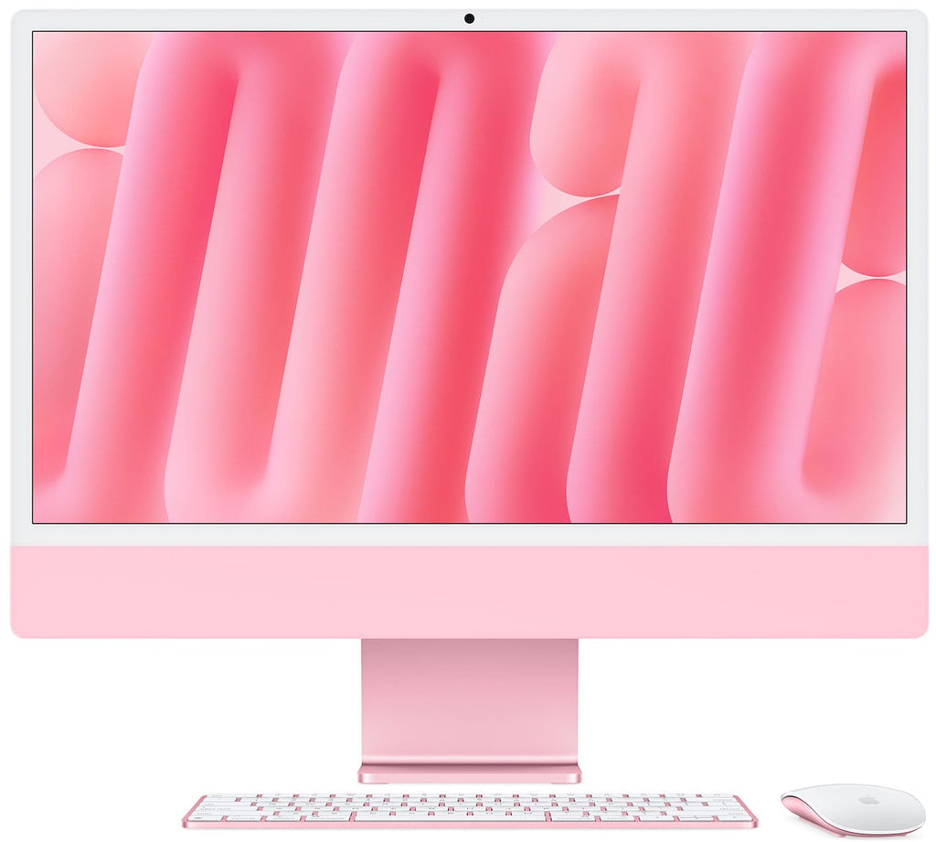 Apple 24-Inch iMac M4 8-Core 16GB RAM 256GB SSD, 8-Core GPU Retina 4.5K Desktop Computer in Pink (Late 20 - image 1