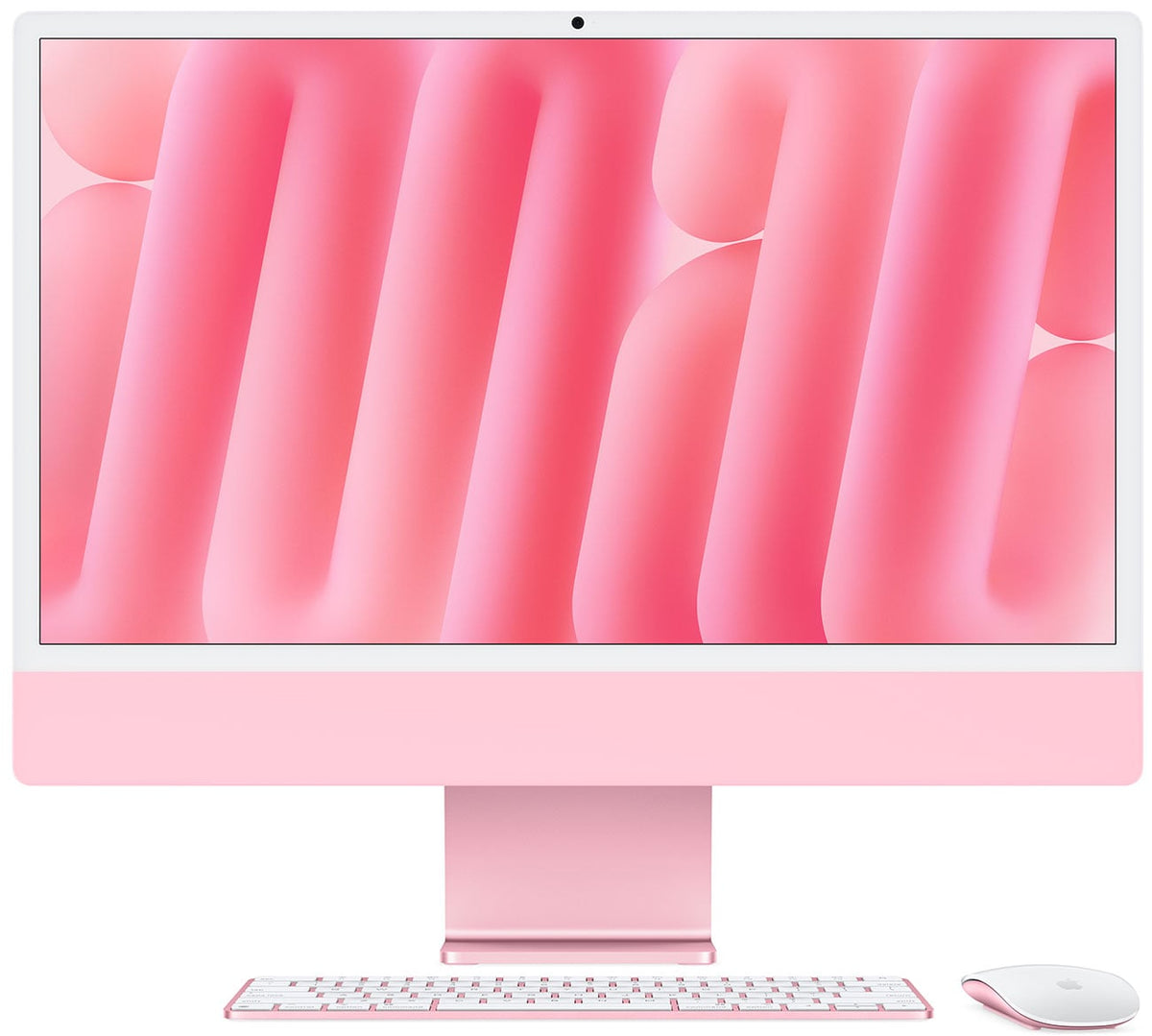 Apple 24-Inch iMac M4 8-Core 16GB RAM 256GB SSD, 8-Core GPU Retina 4.5K Desktop Computer in Pink (Late 20 - image 1