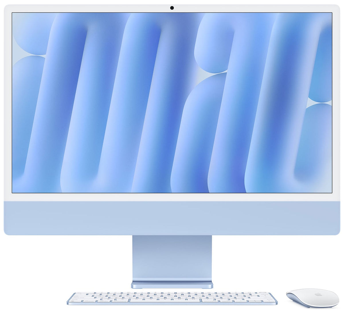 Apple 24-Inch iMac M4 10-Core 16GB RAM 512GB SSD, 10-Core GPU Retina 4.5K Desktop Computer in Blue (Late  - image 1