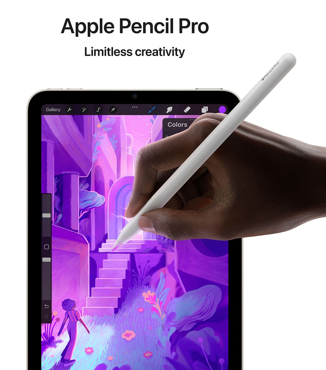 Apple iPad mini (7th Generation) 128GB Wi-Fi + Cellular in Purple - MXPR3LL/A - image 6