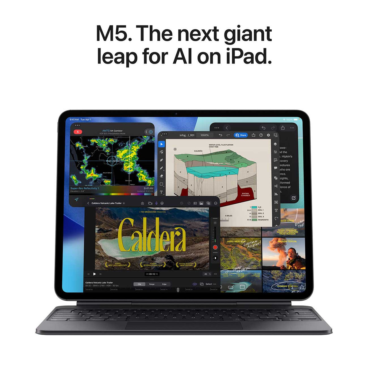 Apple iPad Pro M5 13-Inch 256GB Wi-Fi + Cellular in Space Black - ME7W4LL/A - image 3