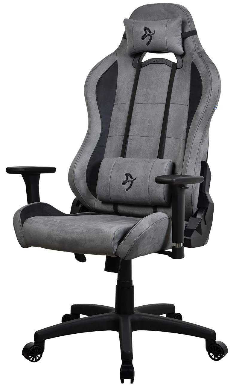 Arozzi Gaming Chair Torretta 2023 Edition Soft Fabric in Ash Finish - TORRETTA-SFB-ASH2 - image 2